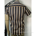 Stripe Mens Cotton Full Casual πουκάμισο